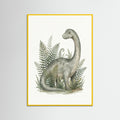 Yellow Wood Verdant Dino Portrait