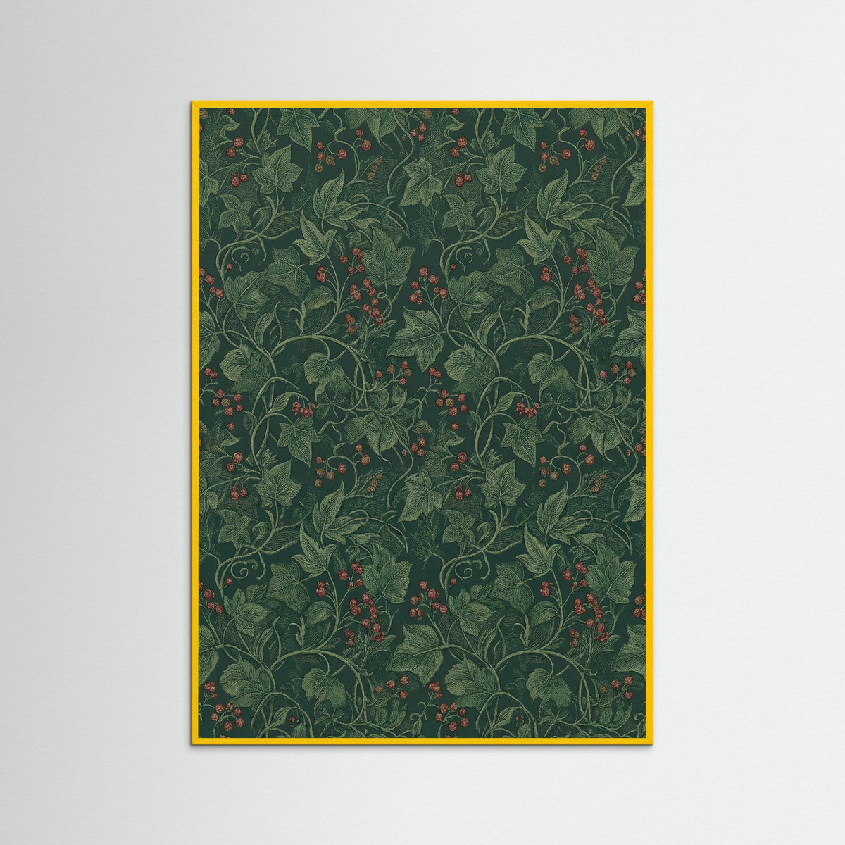 Yellow Wood Verdant Floral Tapestry