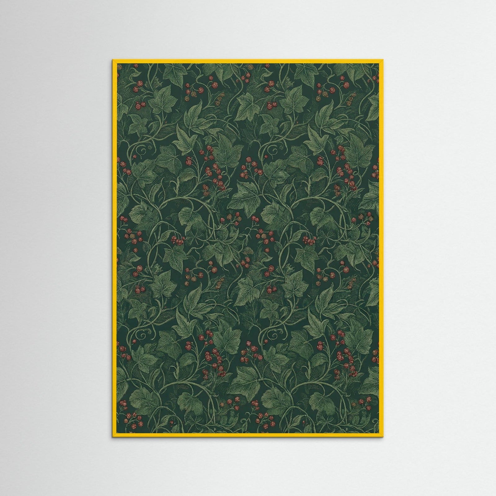 Yellow Wood Verdant Floral Tapestry