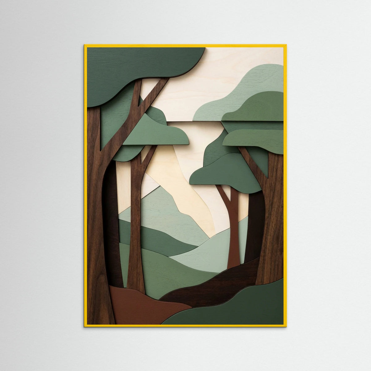Yellow Wood Verdant Gaze