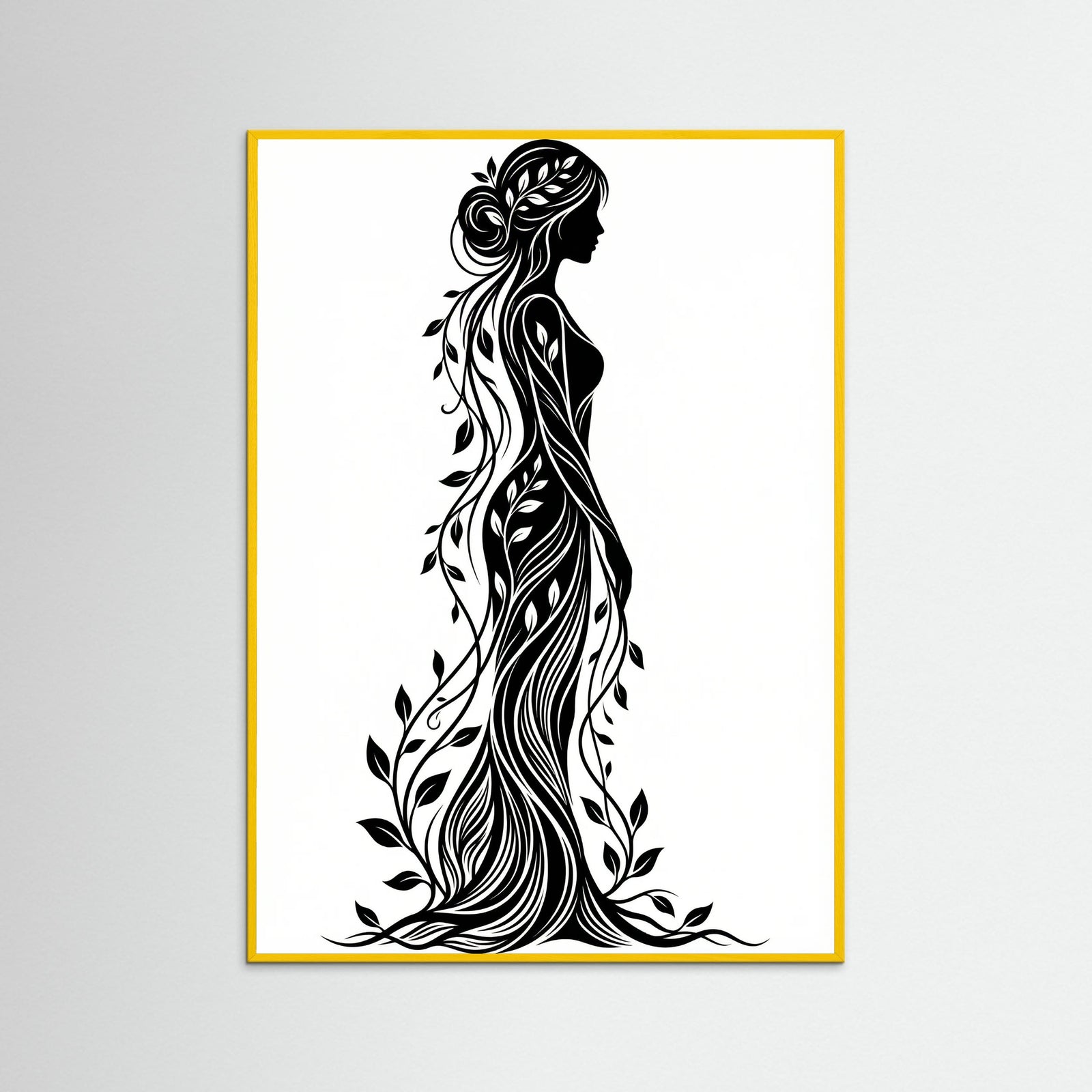 Yellow Wood Verdant Silhouette