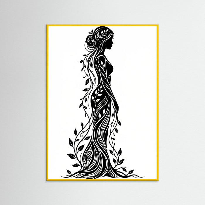 Yellow Wood Verdant Silhouette