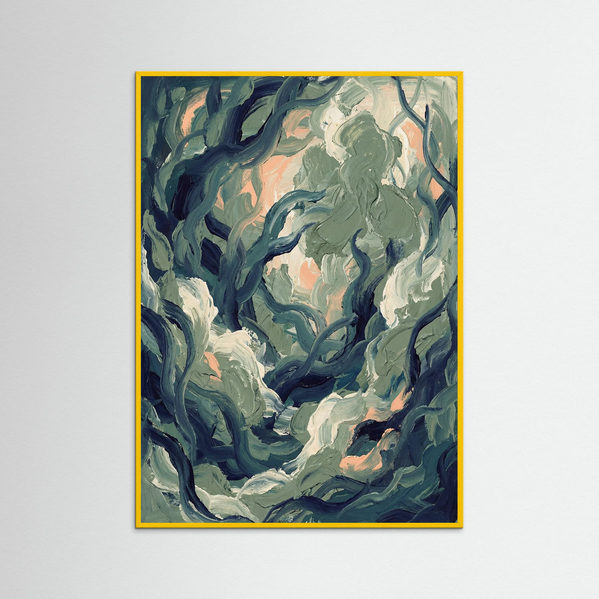 Yellow Wood Verdant Strokes