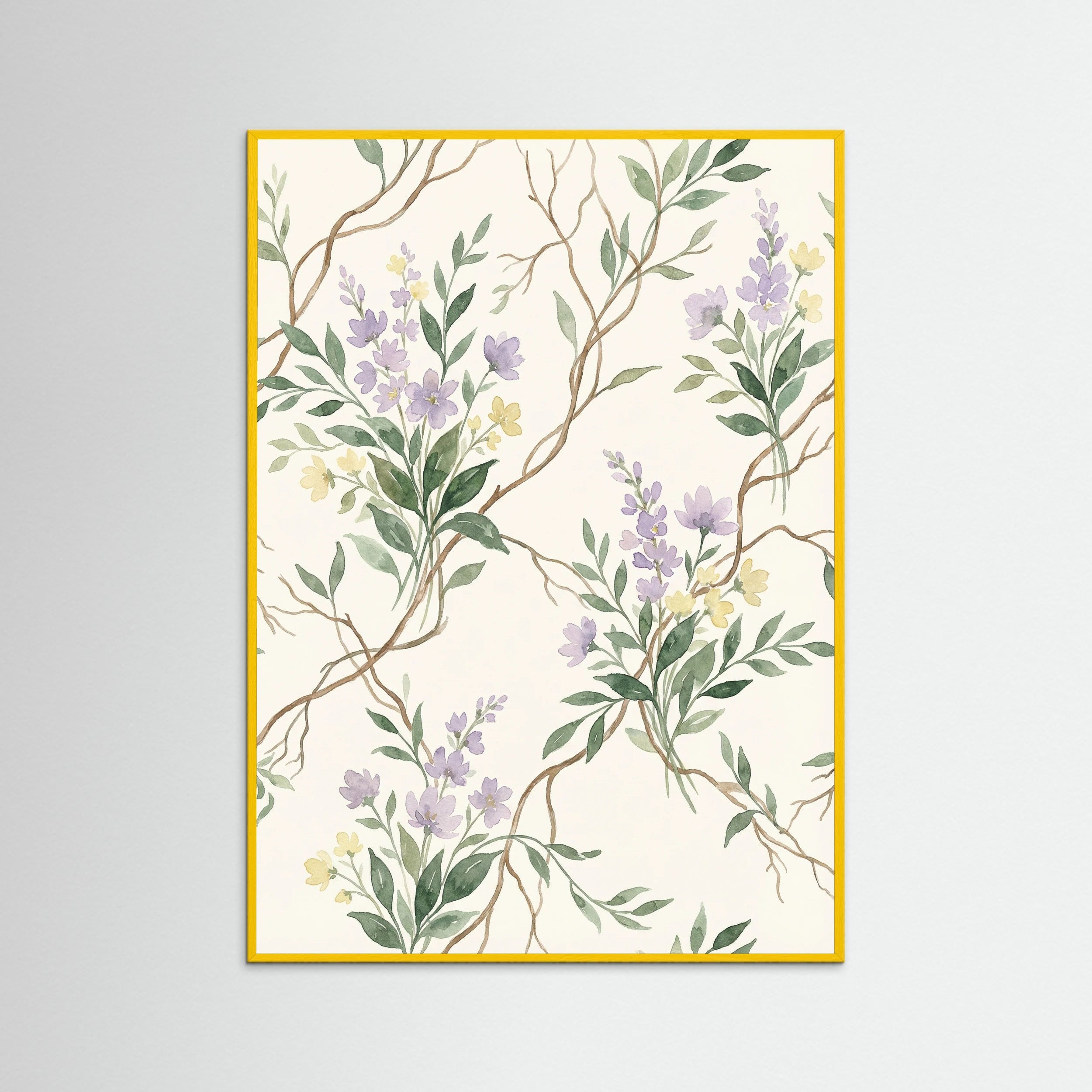 Yellow Wood Verdant Vines