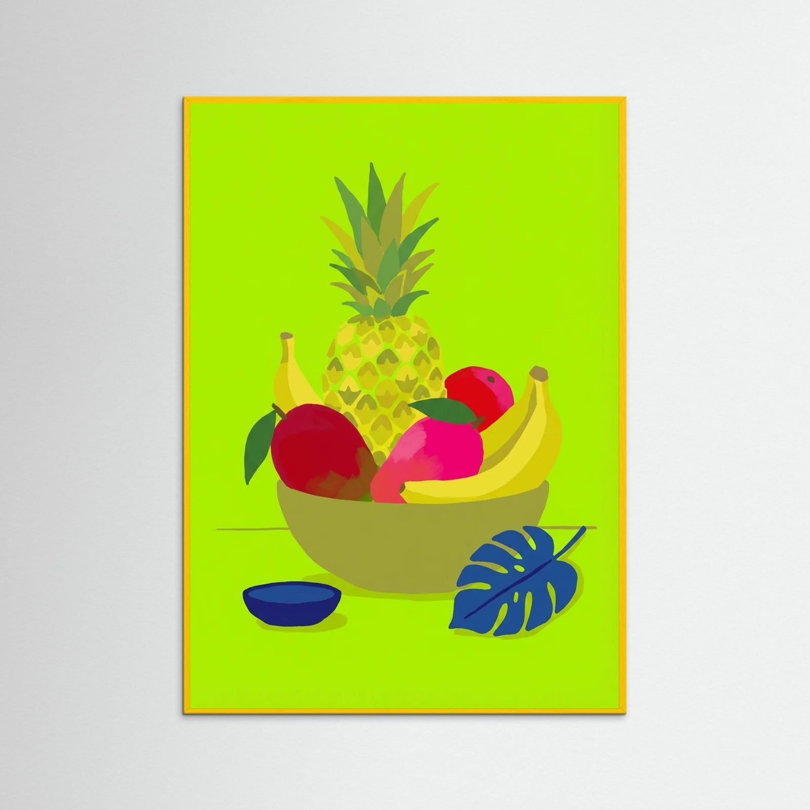 Yellow Wood Vibrant Bloom Still Life