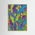 Yellow Wood Vibrant Botanical Whimsy