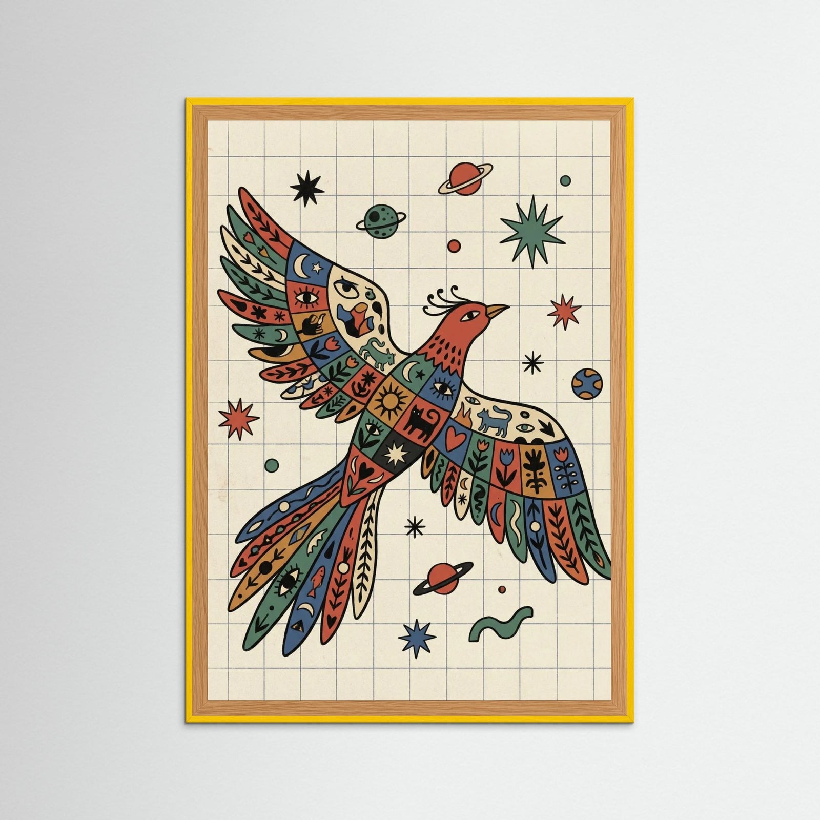 Yellow Wood Vibrant Coils