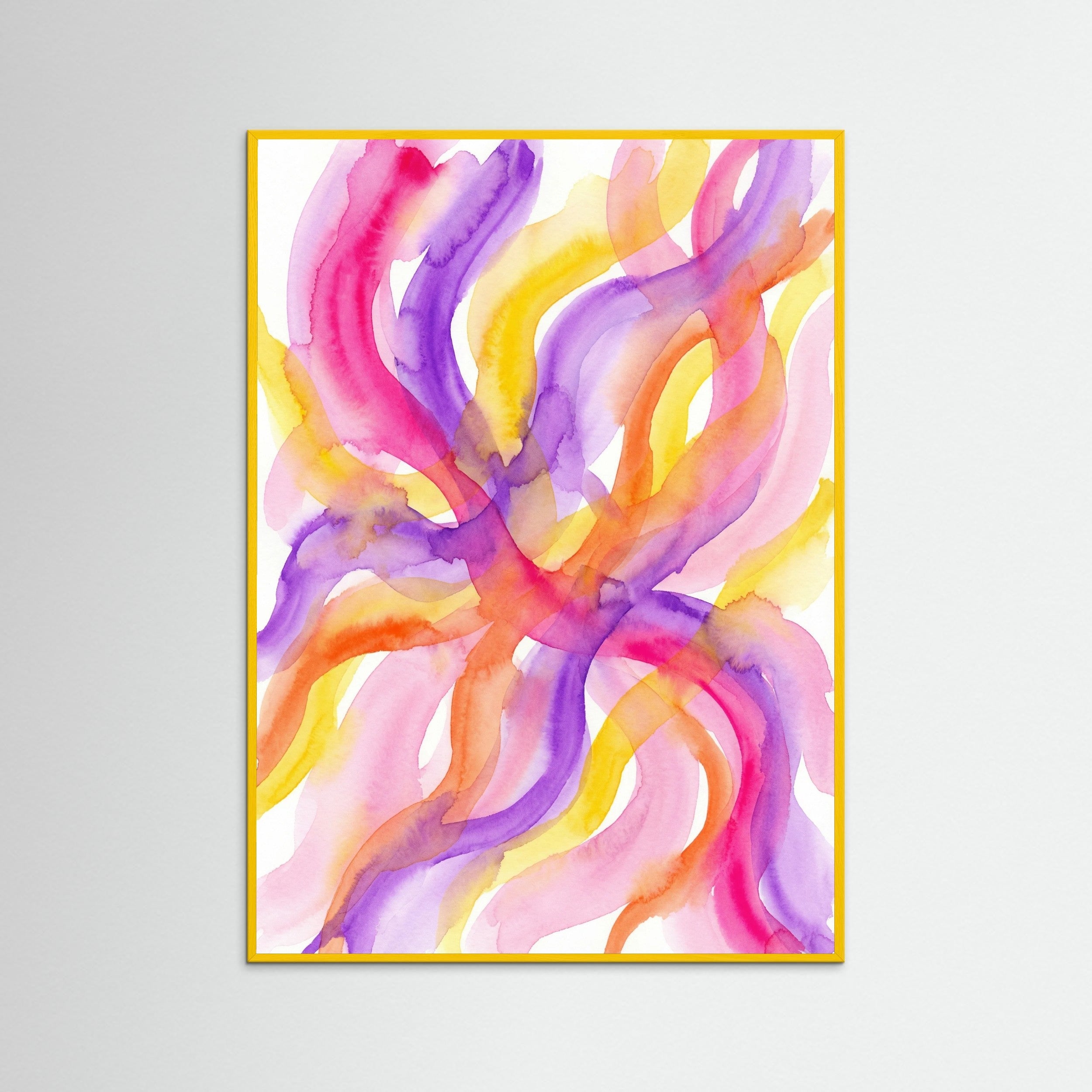 Yellow Wood Vibrant Color Blocks