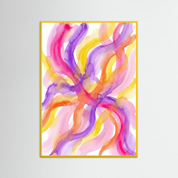 Yellow Wood Vibrant Color Blocks