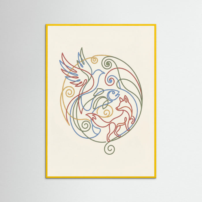 Yellow Wood Vibrant Connections