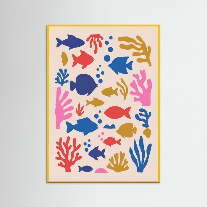Yellow Wood Vibrant Cutout Botanicals