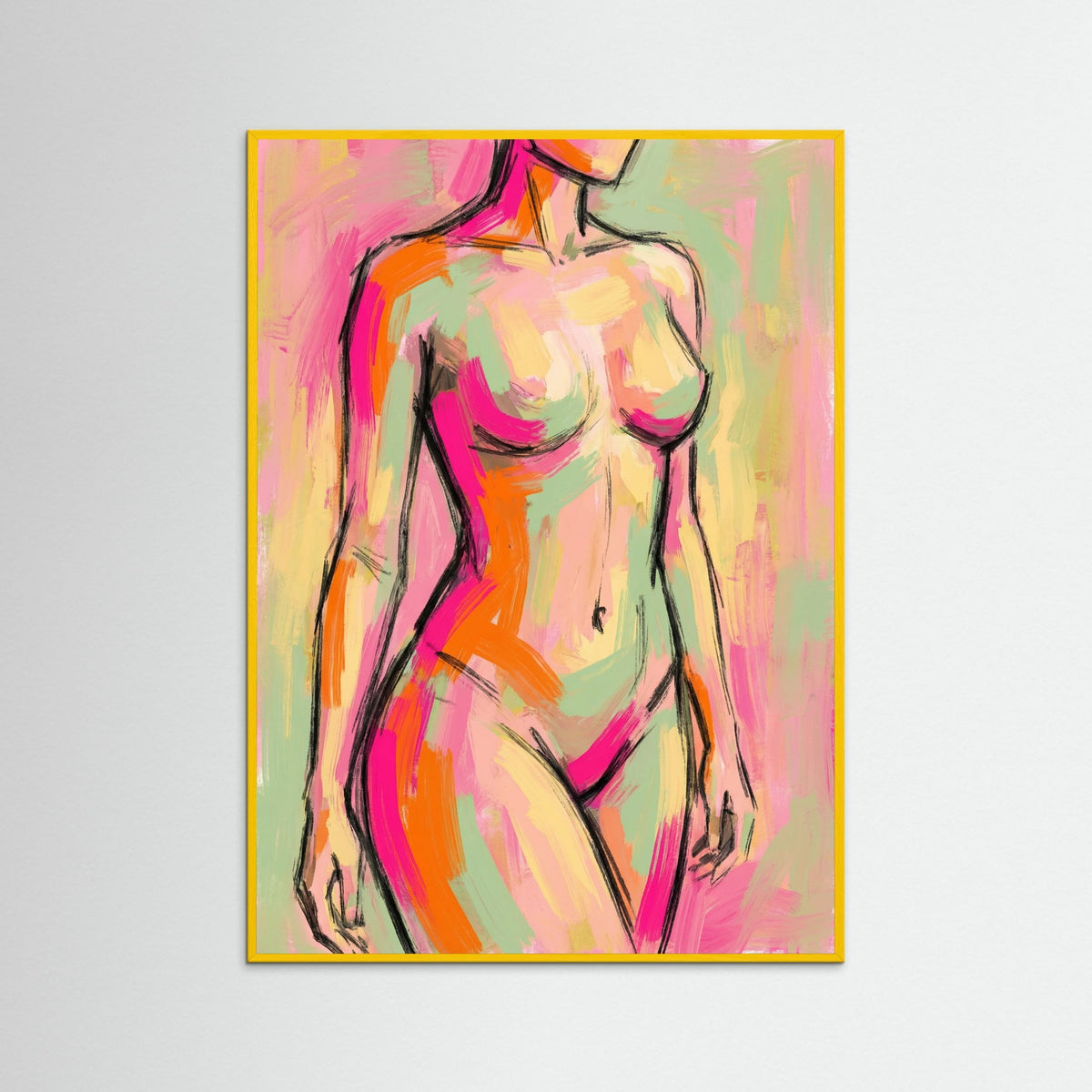Yellow Wood Vibrant Femininity