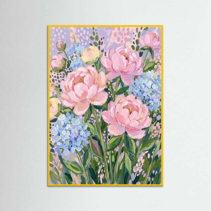 Yellow Wood Vibrant Floral Medley