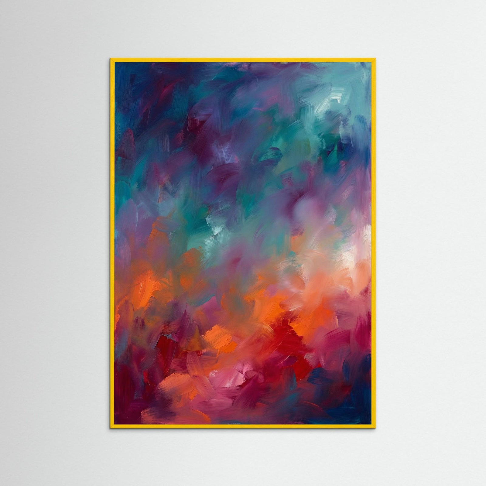 Yellow Wood Vibrant Horizon