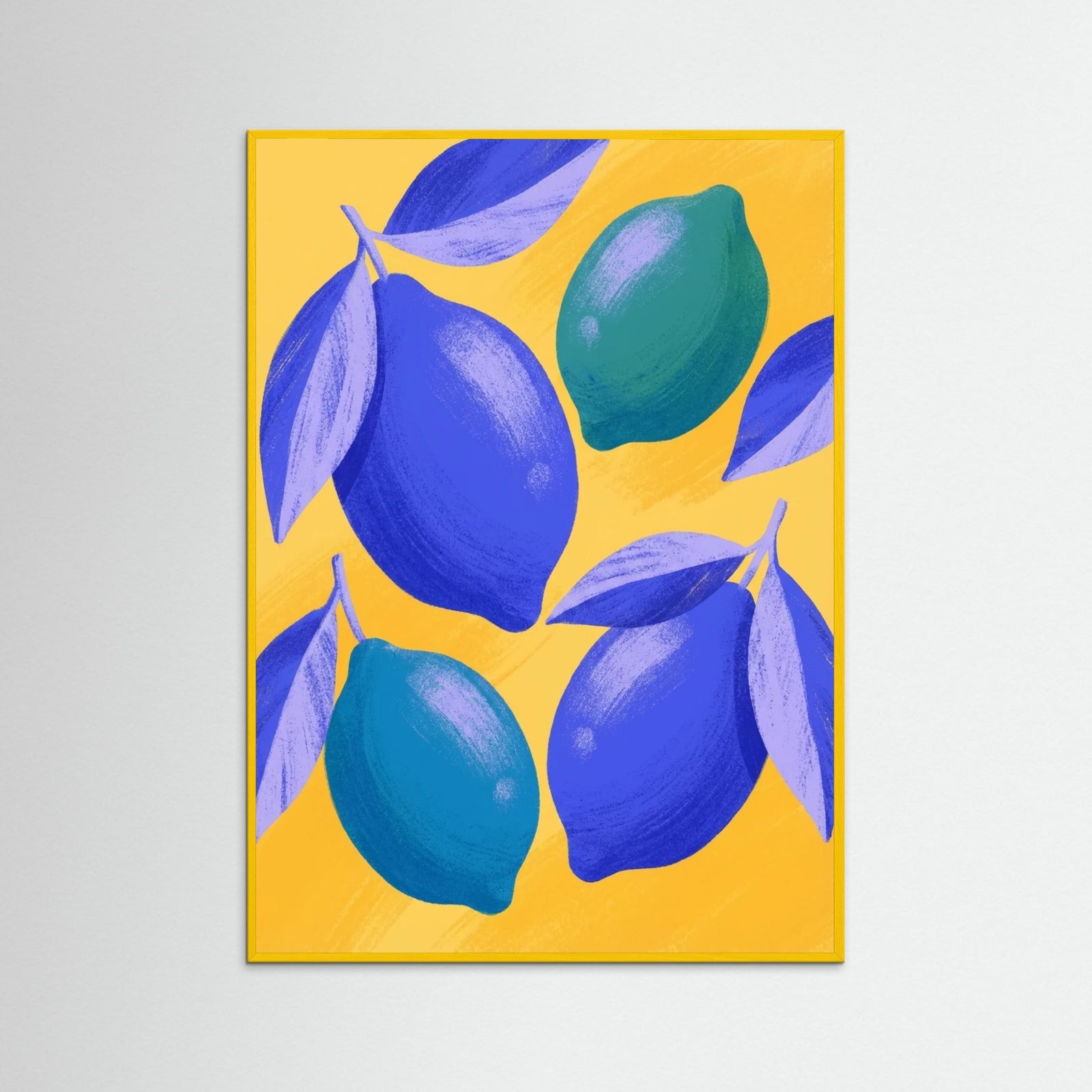 Yellow Wood Vibrant Indigo