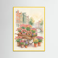 Yellow Wood Vibrant Market Flowers