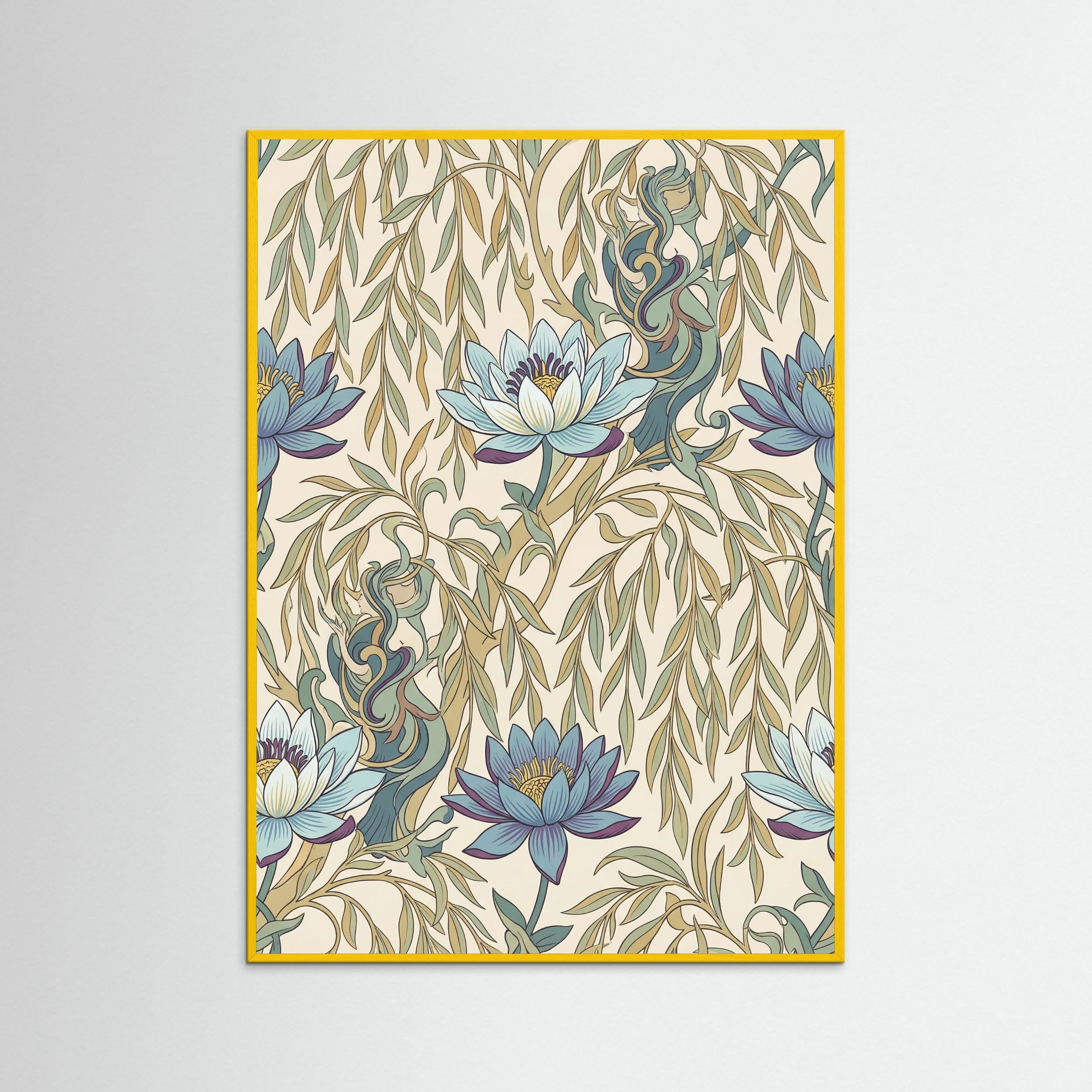 Yellow Wood Vibrant Morris Tapestry