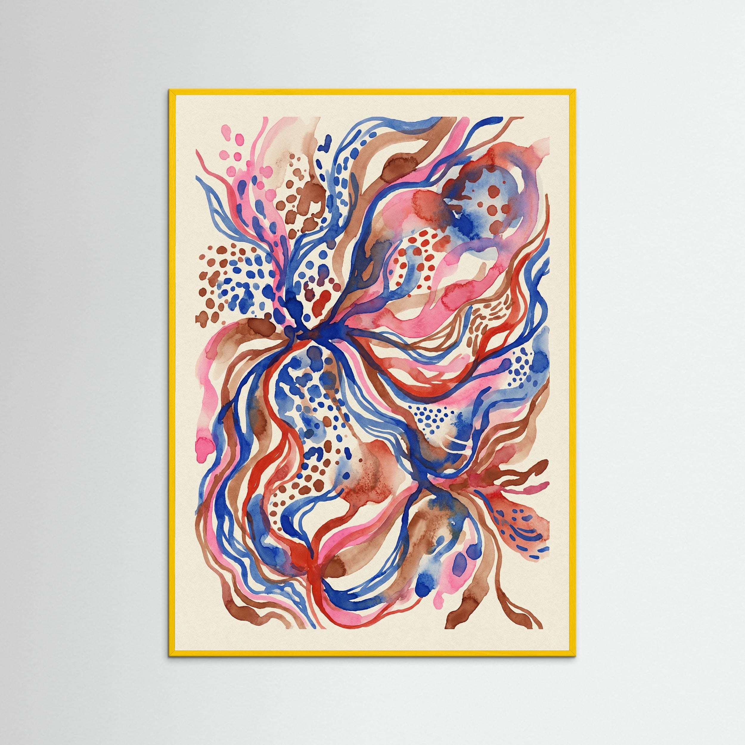 Yellow Wood Vibrant Organic Flow