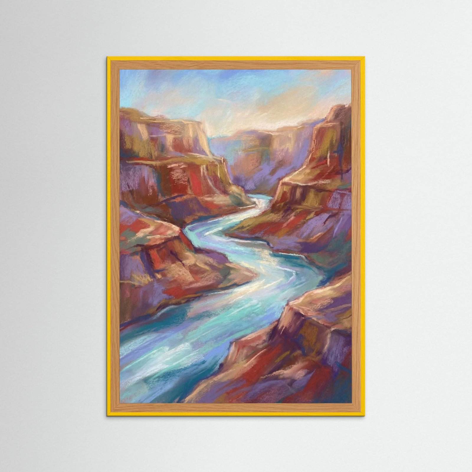 Yellow Wood Vibrant Peaks