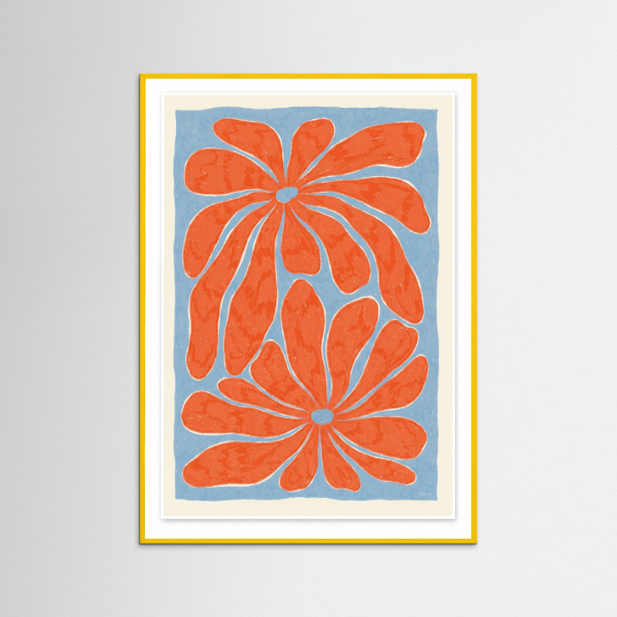 Yellow Wood Vibrant Petal Burst