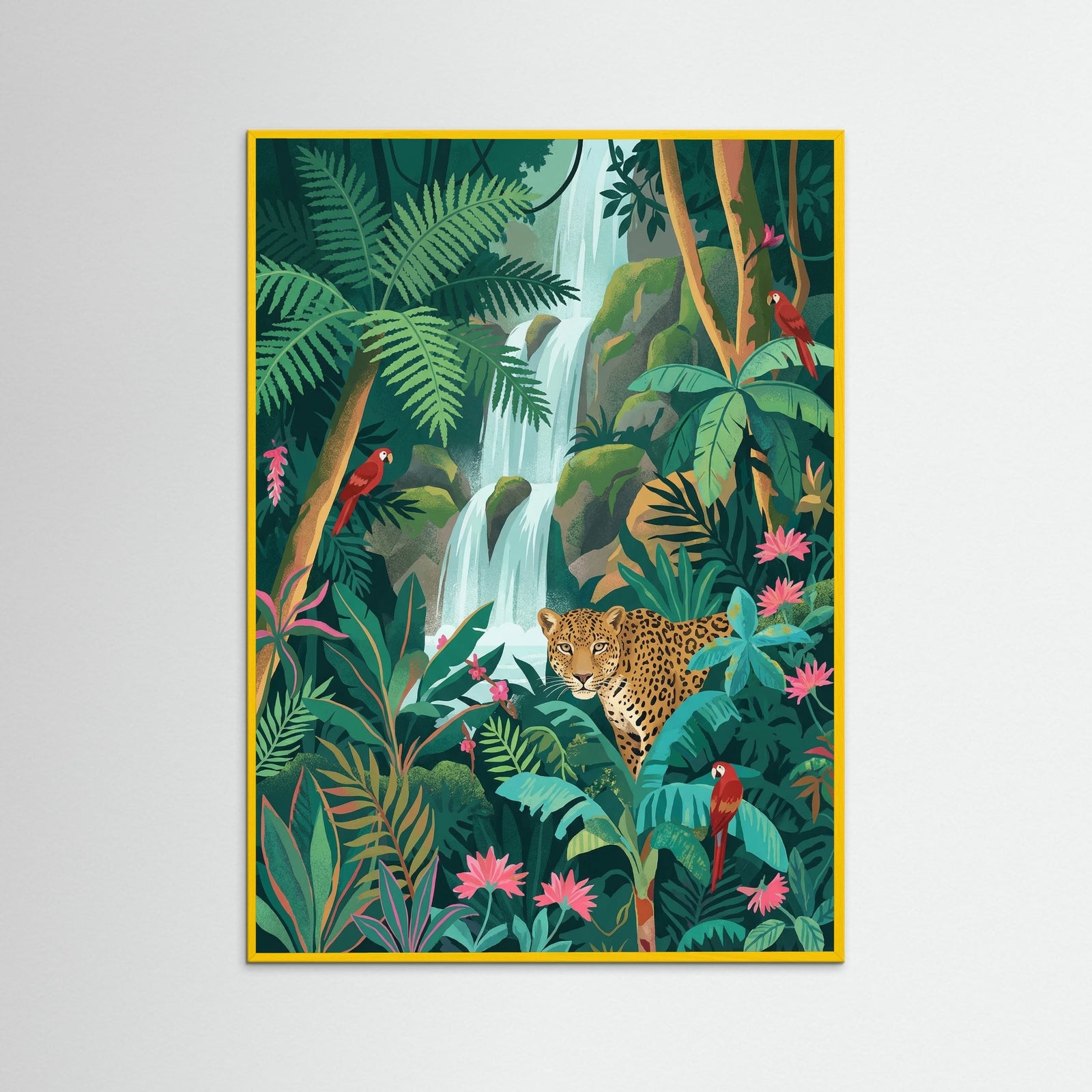 Yellow Wood Vibrant Rainforest Canopy