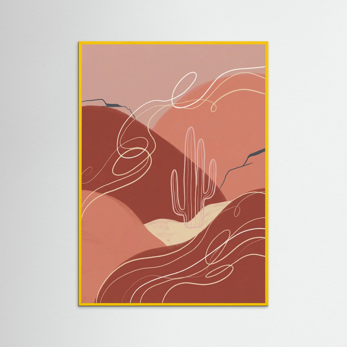 Yellow Wood Vibrant Striped Encounter