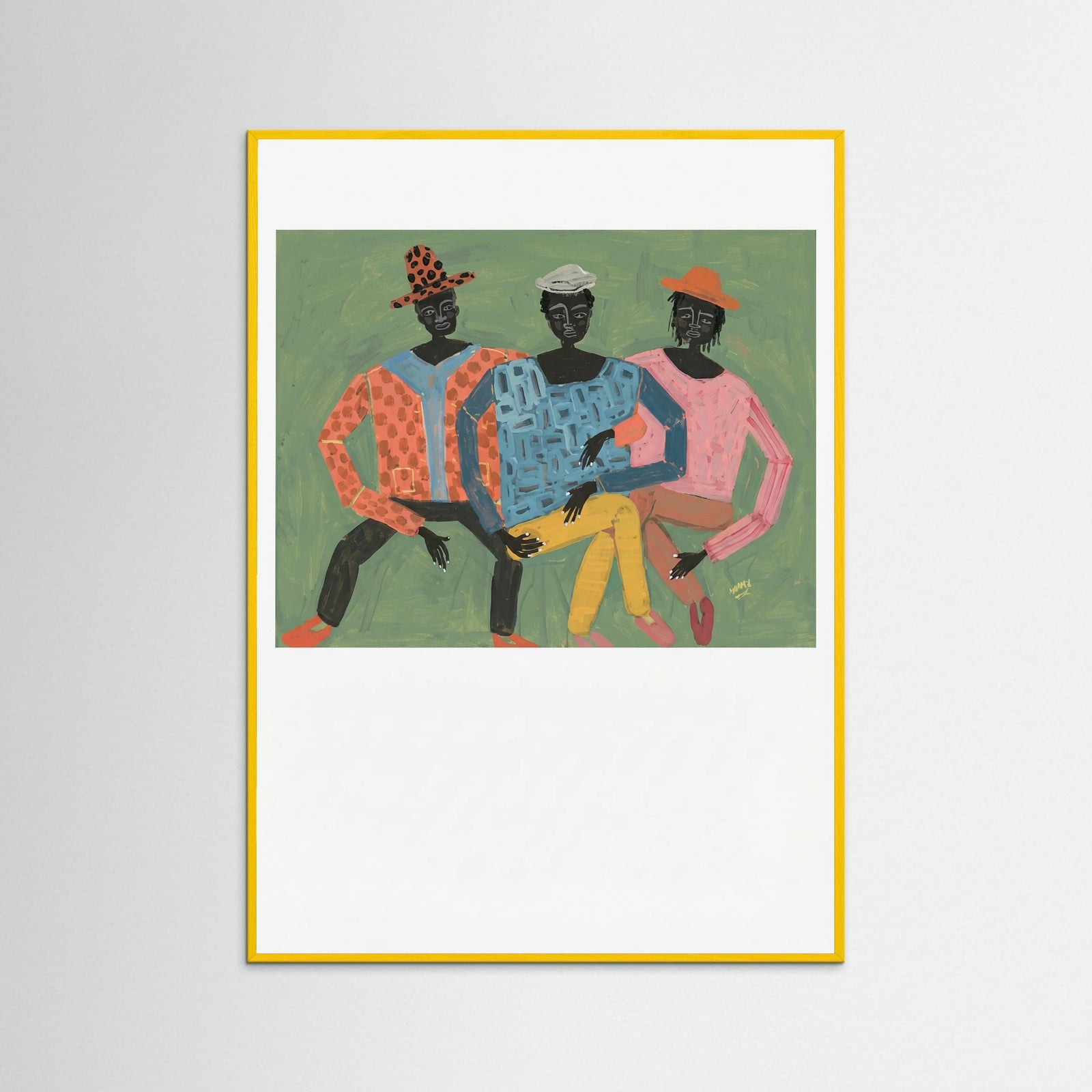 Yellow Wood Vibrant Trio