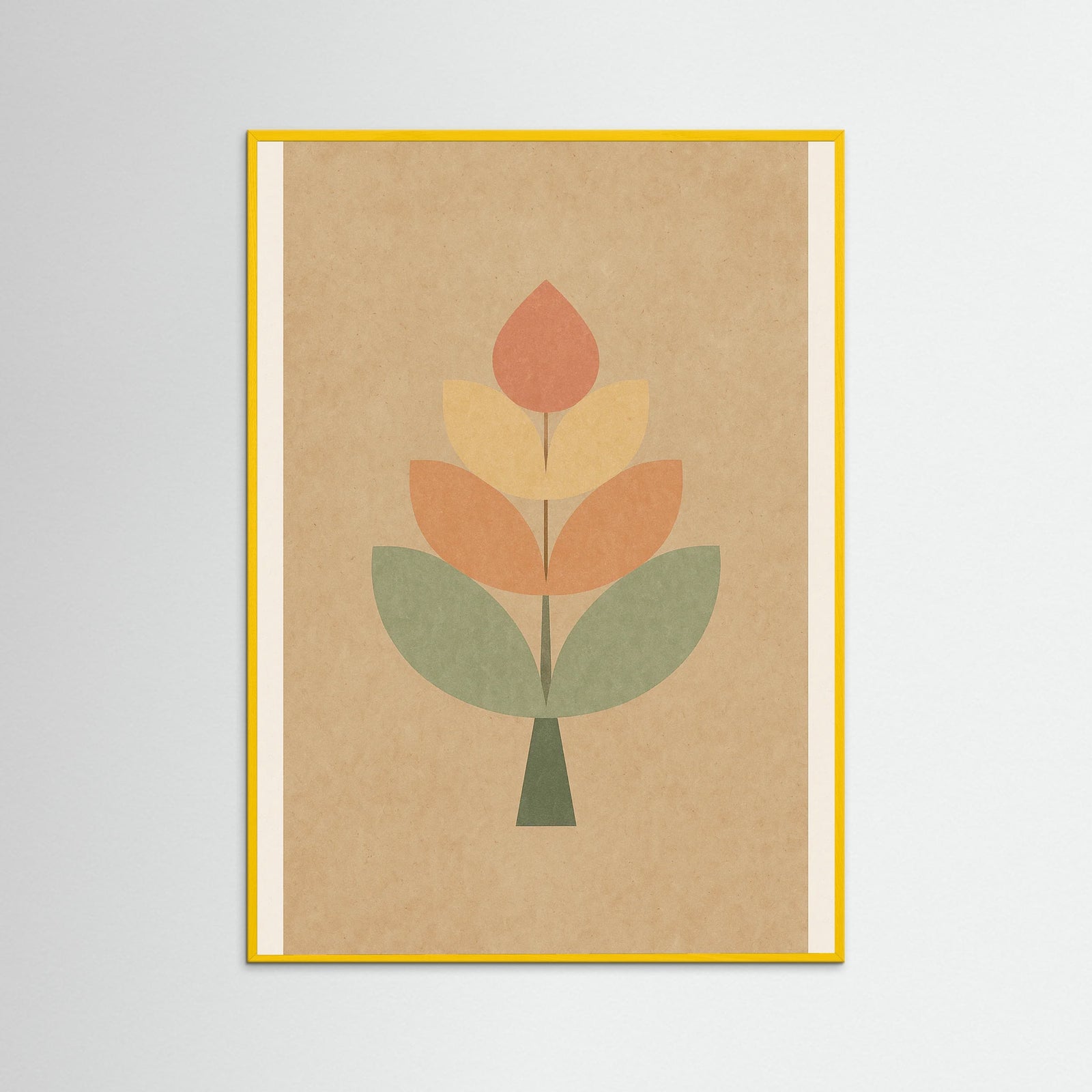 Yellow Wood Vintage Blue