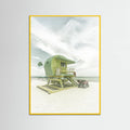 Vintage Florida Flair at Miami Beach Poster – poster and art print