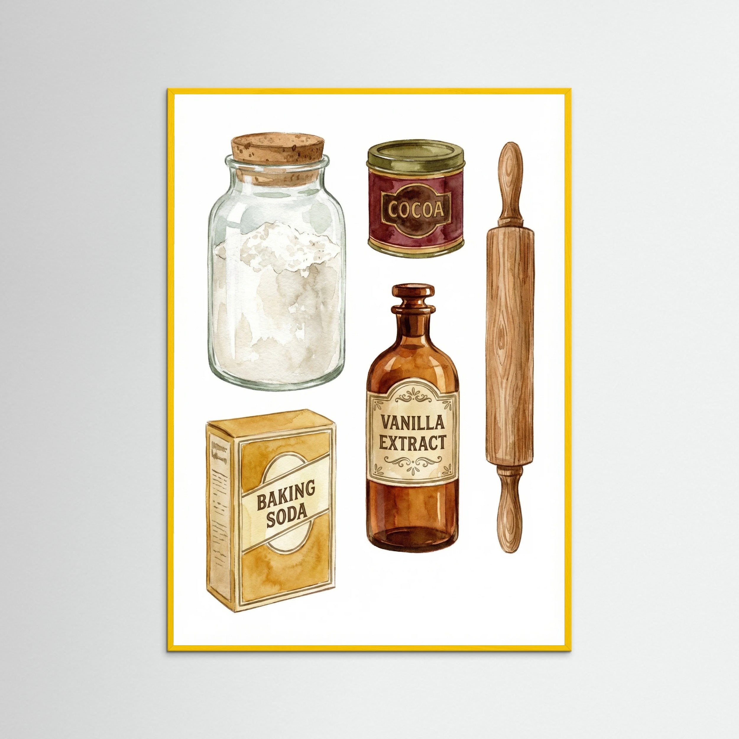 Yellow Wood Vintage Gourmet Pantry