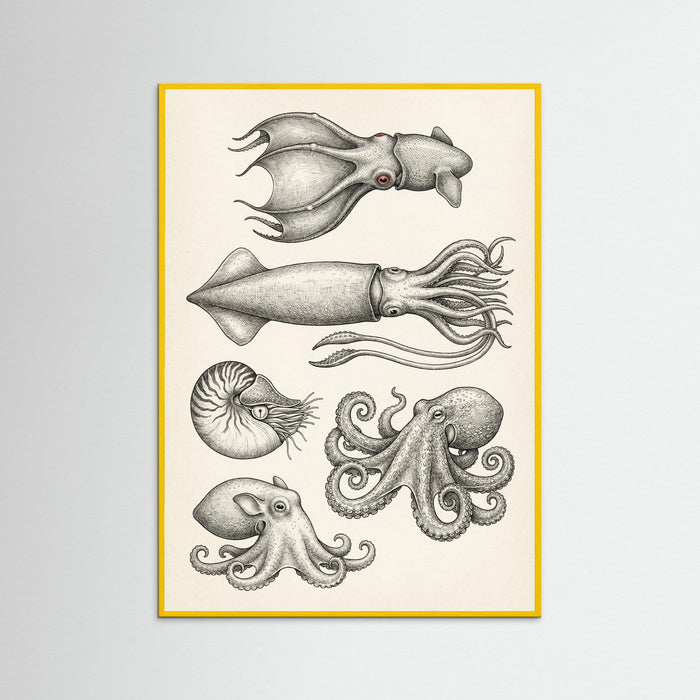 Yellow Wood Vintage Shark Study