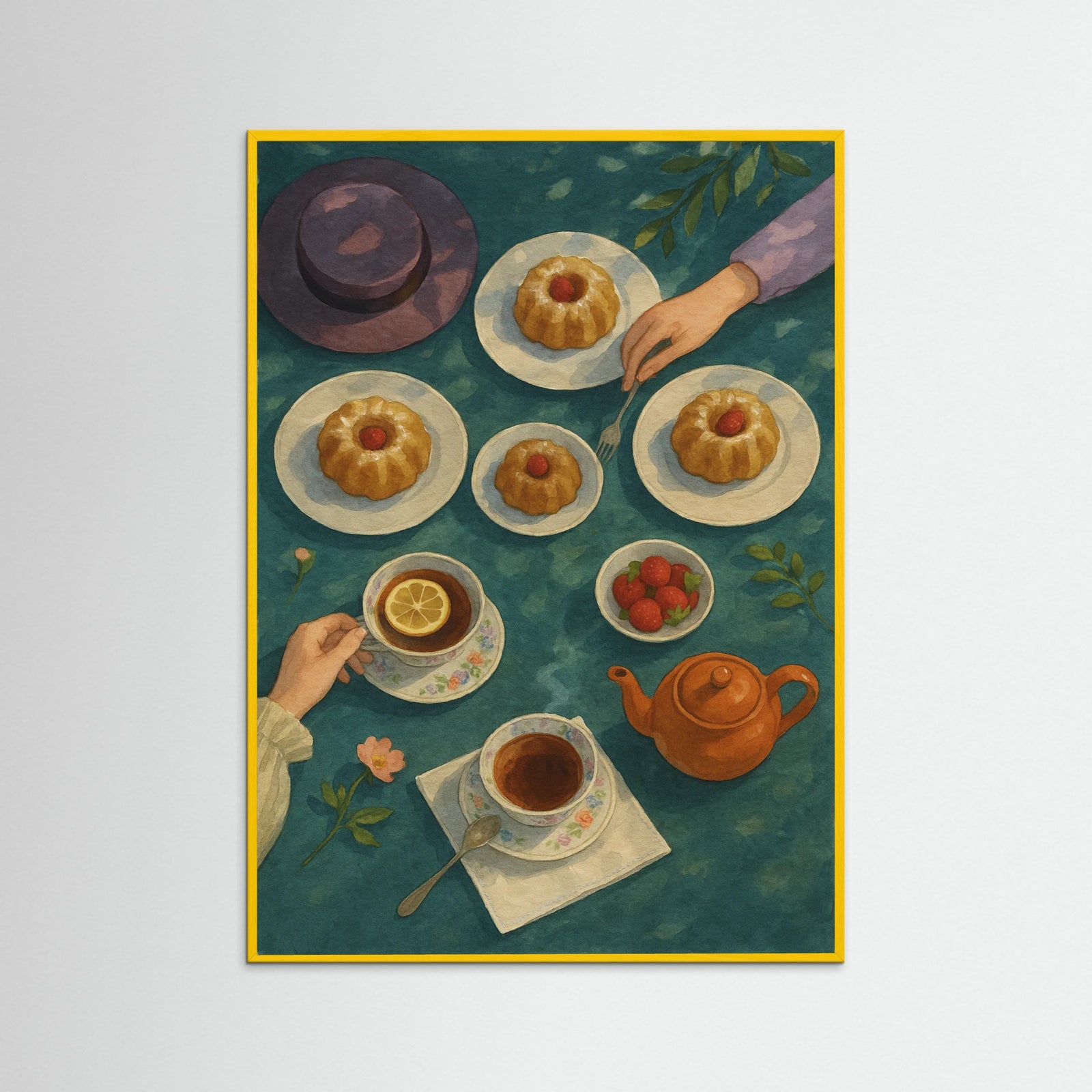 Yellow Wood Vintage Tea Party