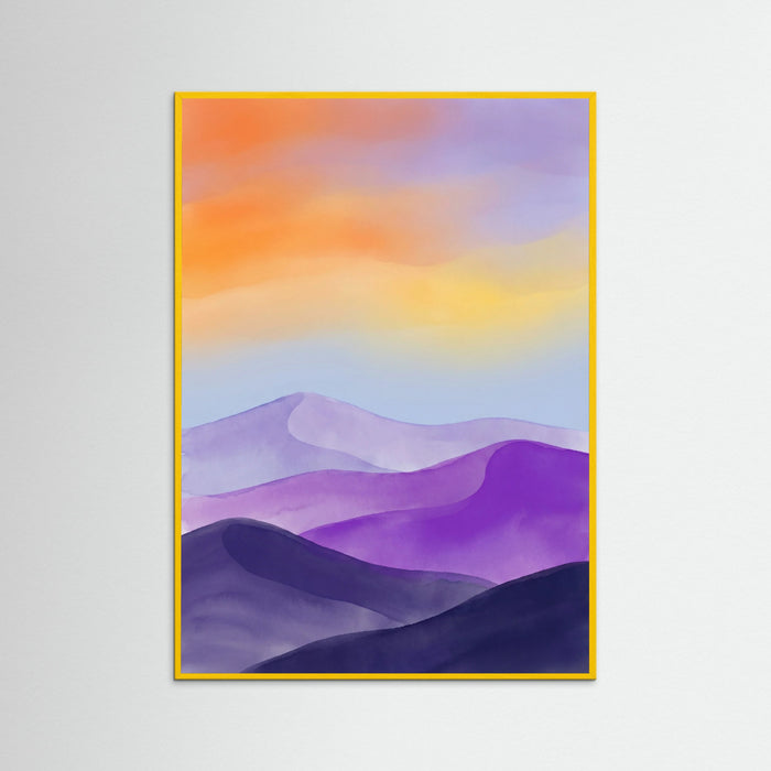 Yellow Wood Vivid Mountain Hues
