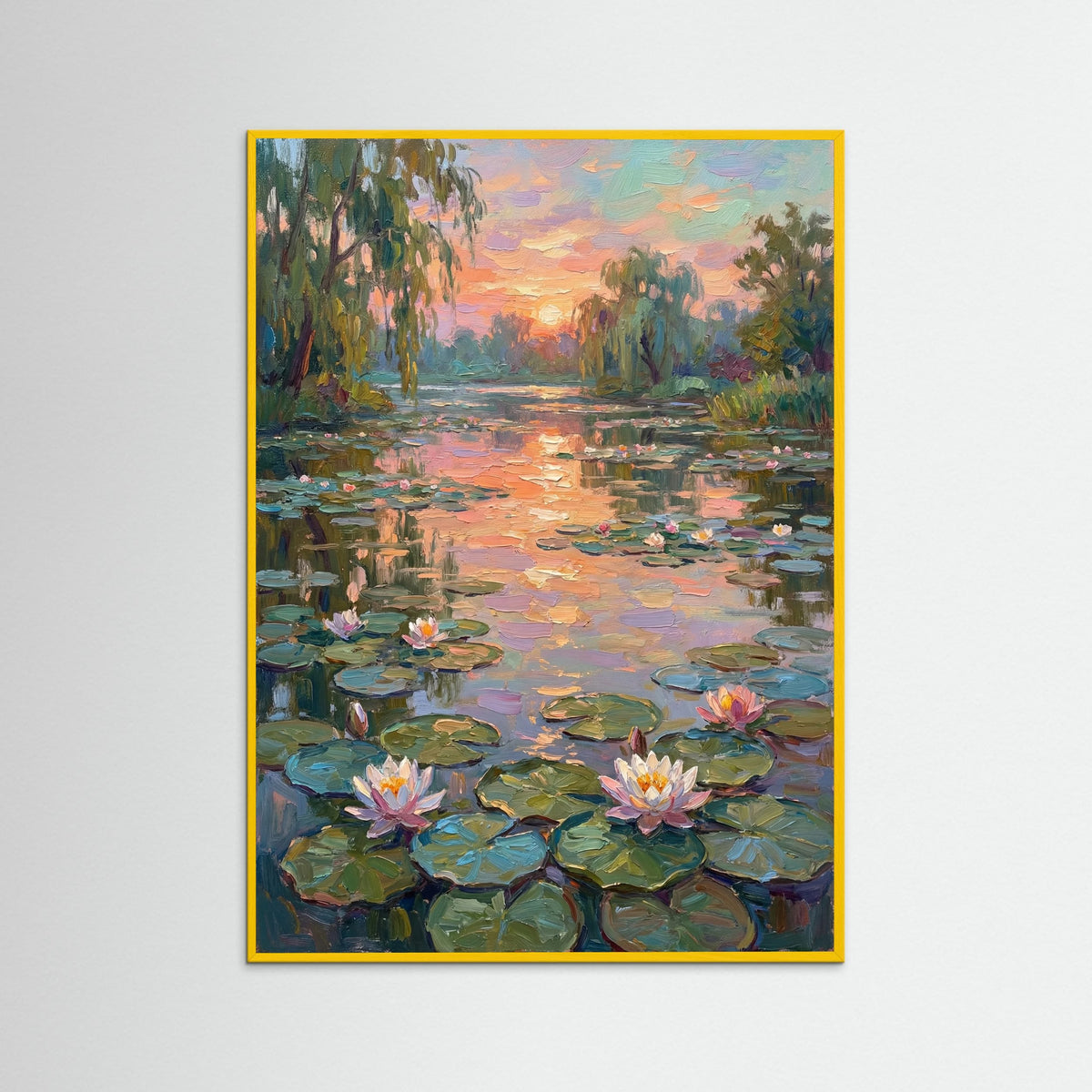 Yellow Wood Vtheuil River Scene