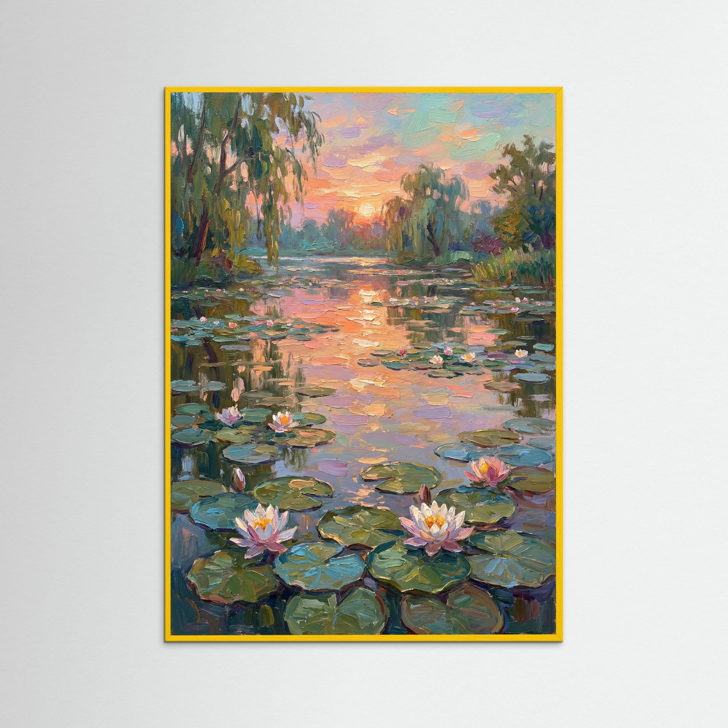 Yellow Wood Vtheuil River Scene