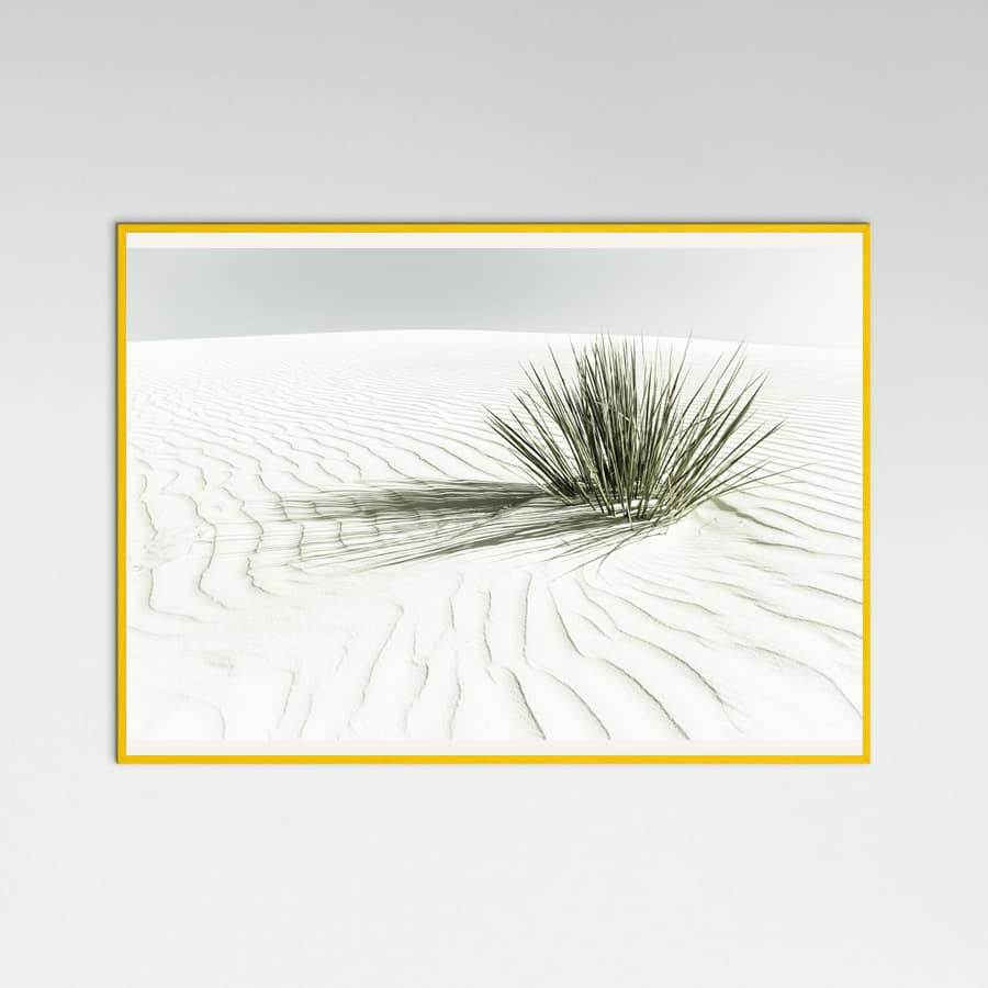 WHITE SANDS Vintage Dune Poster – poster and art print