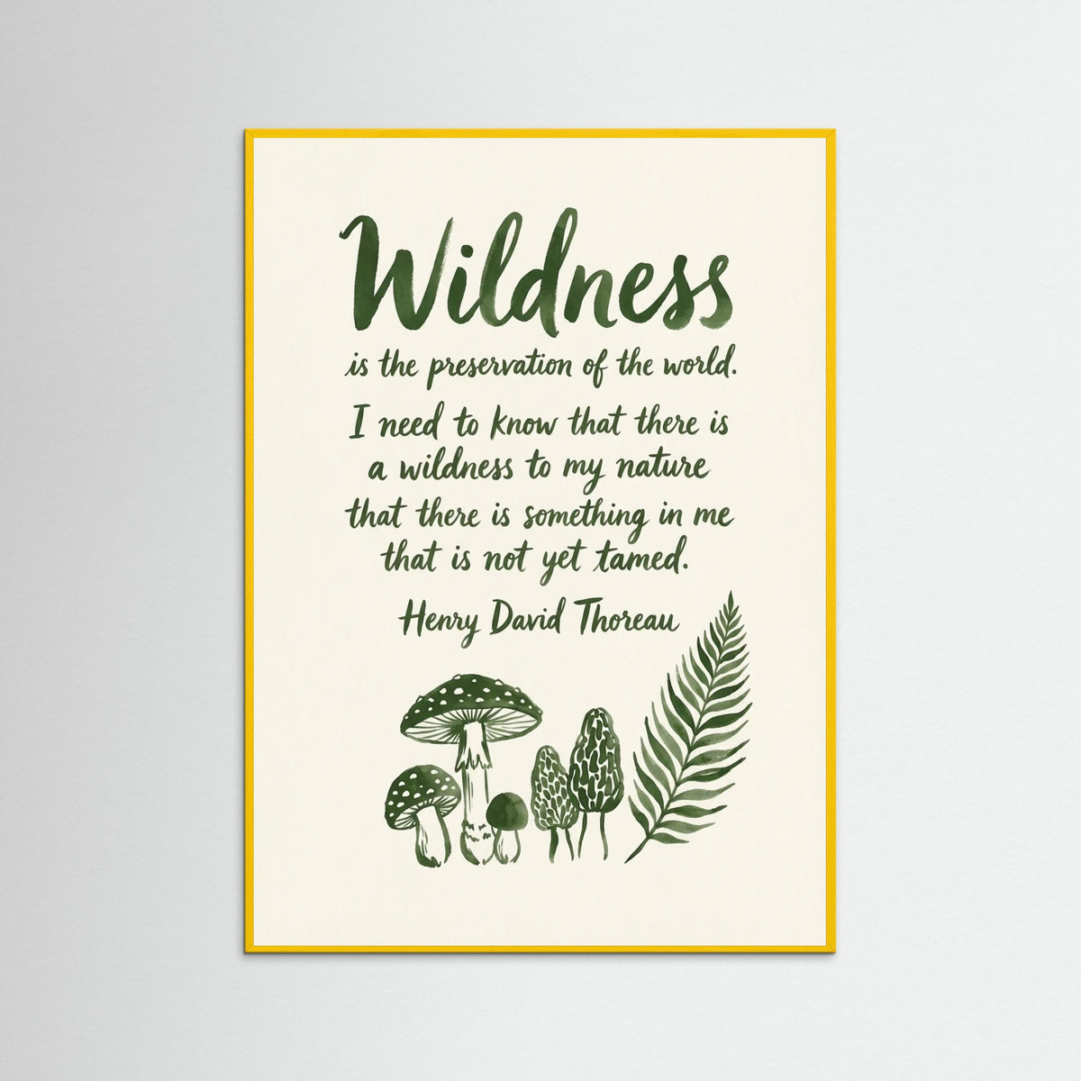Yellow Wood Walking Thoughts