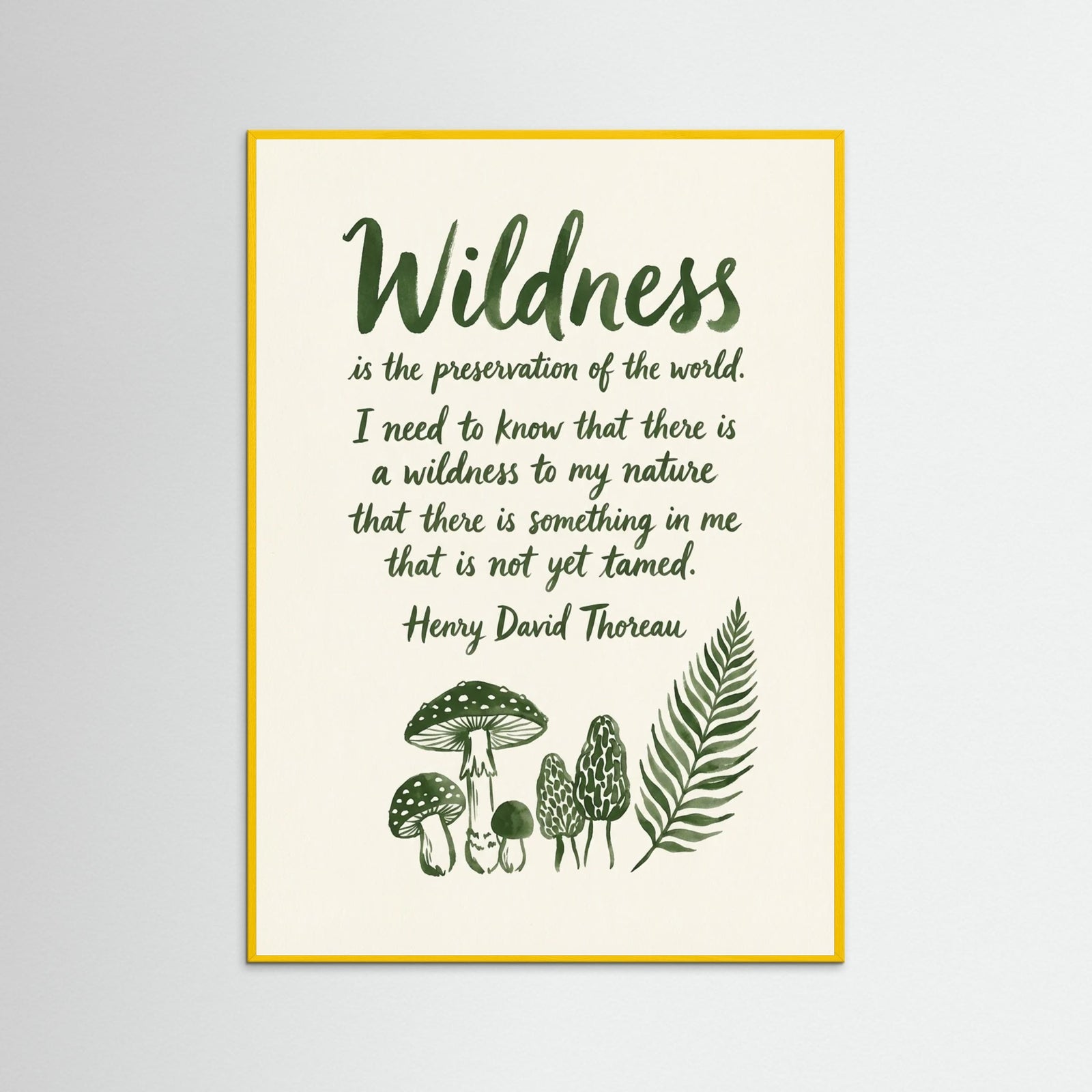Yellow Wood Walking Thoughts