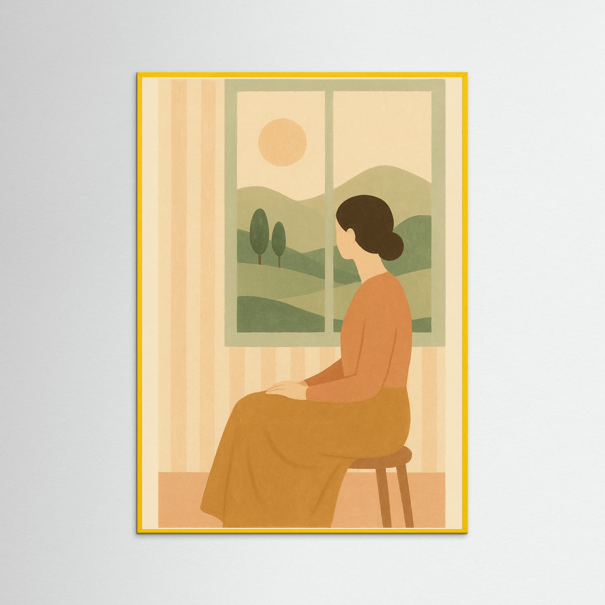 Yellow Wood Warm Embraces