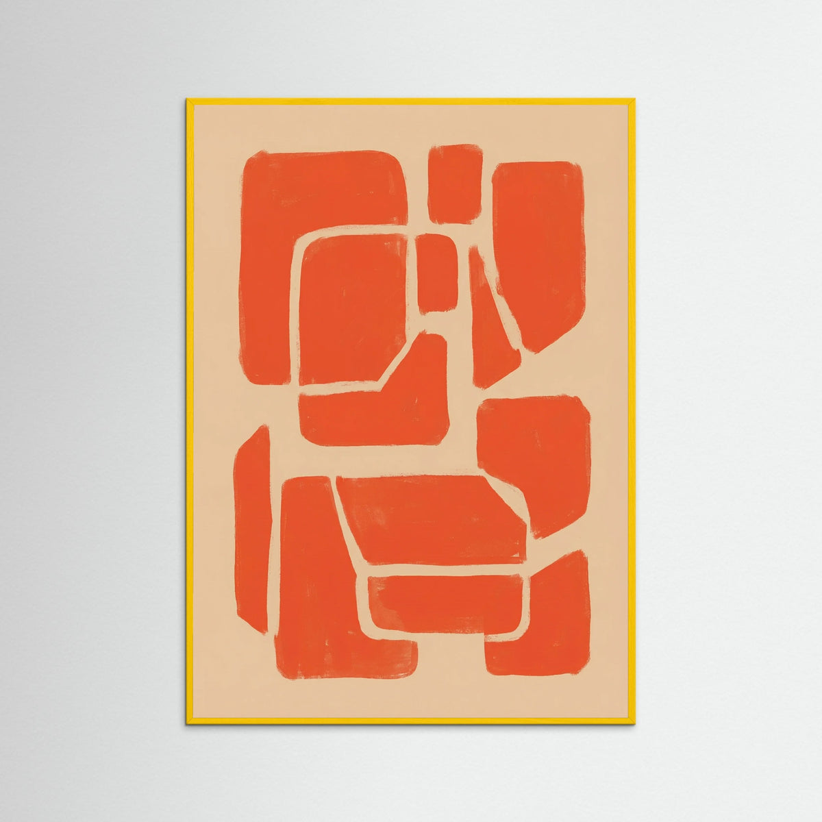 Yellow Wood Warm Geometry