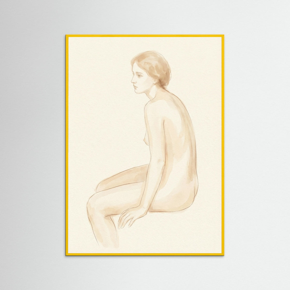 Yellow Wood Washing Nude