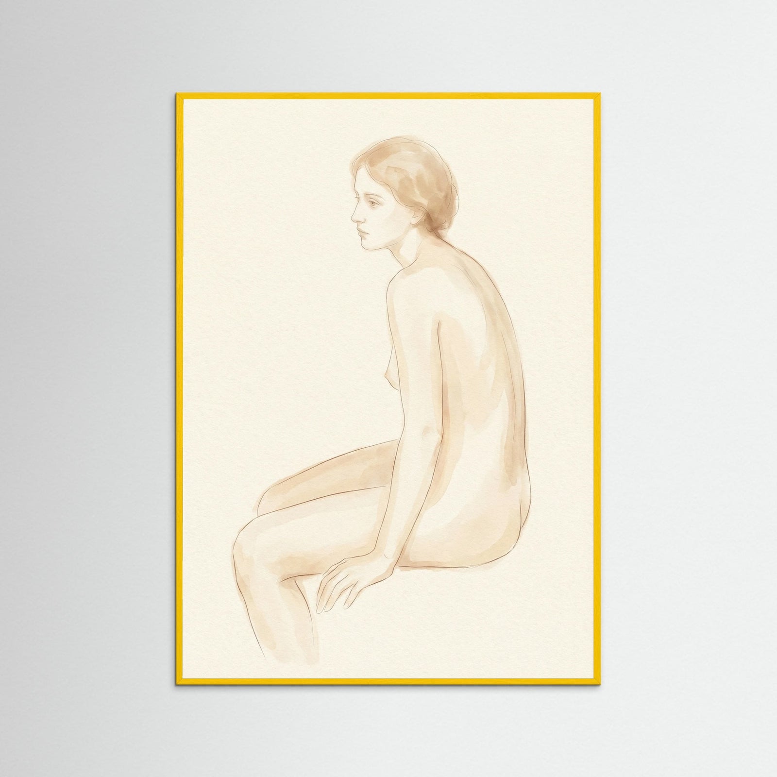 Yellow Wood Washing Nude