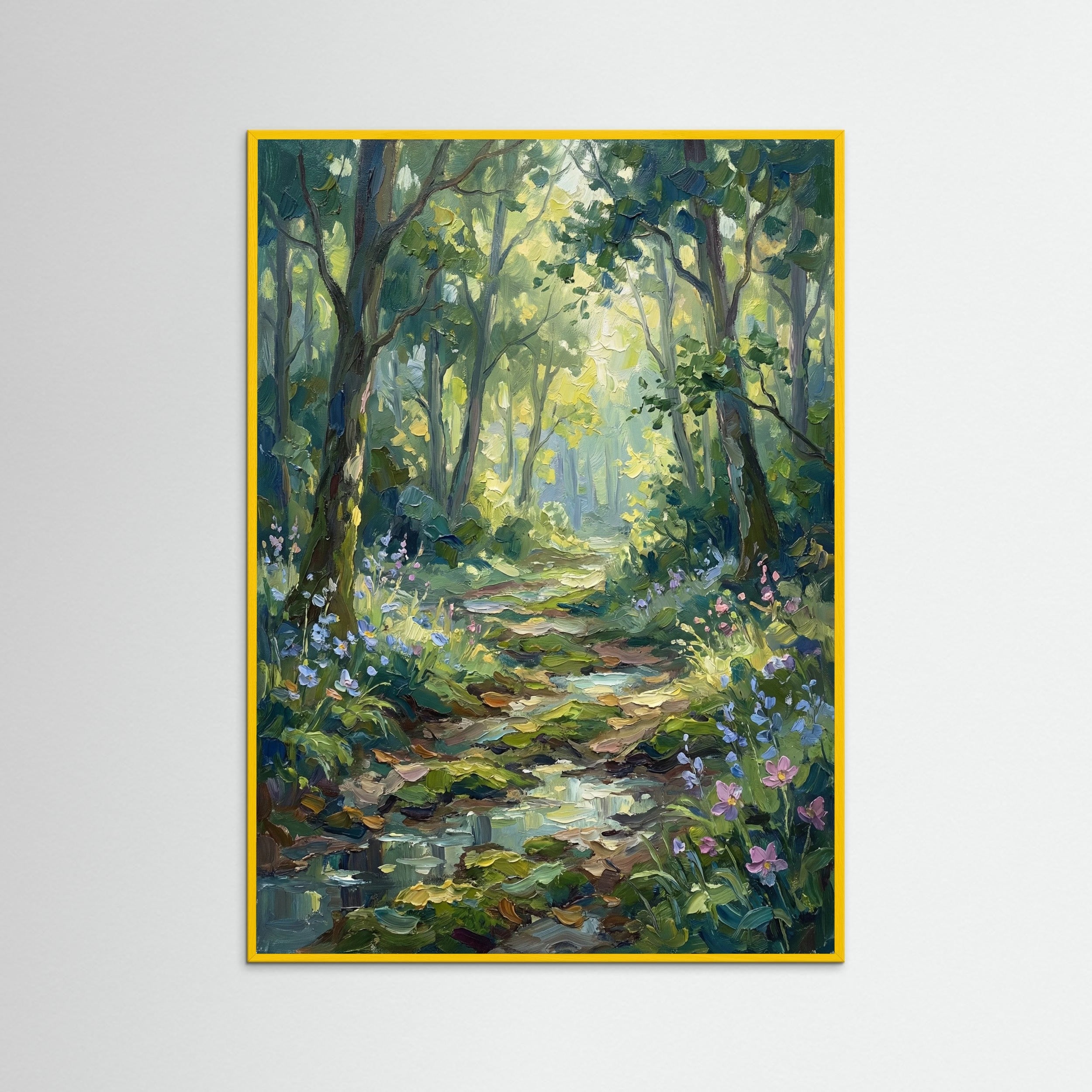 Yellow Wood Water Lily Serenity