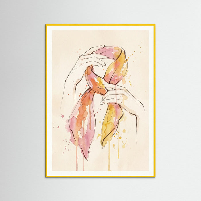 Yellow Wood Watercolor Muse