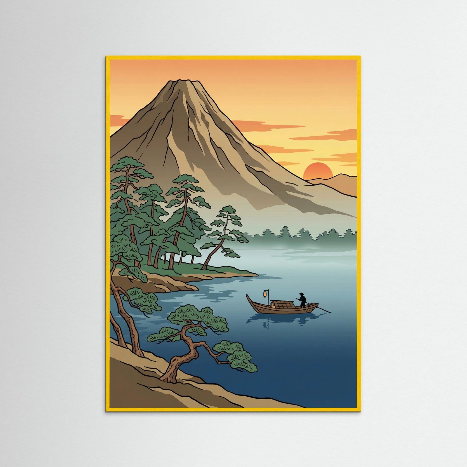 Yellow Wood Waterfalls Embrace