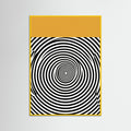 Yellow Wood Wavy Bauhaus