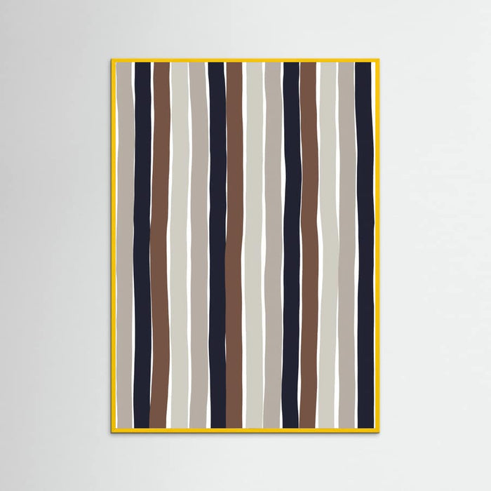 Wavy Earth Stripes Poster – poster and art print