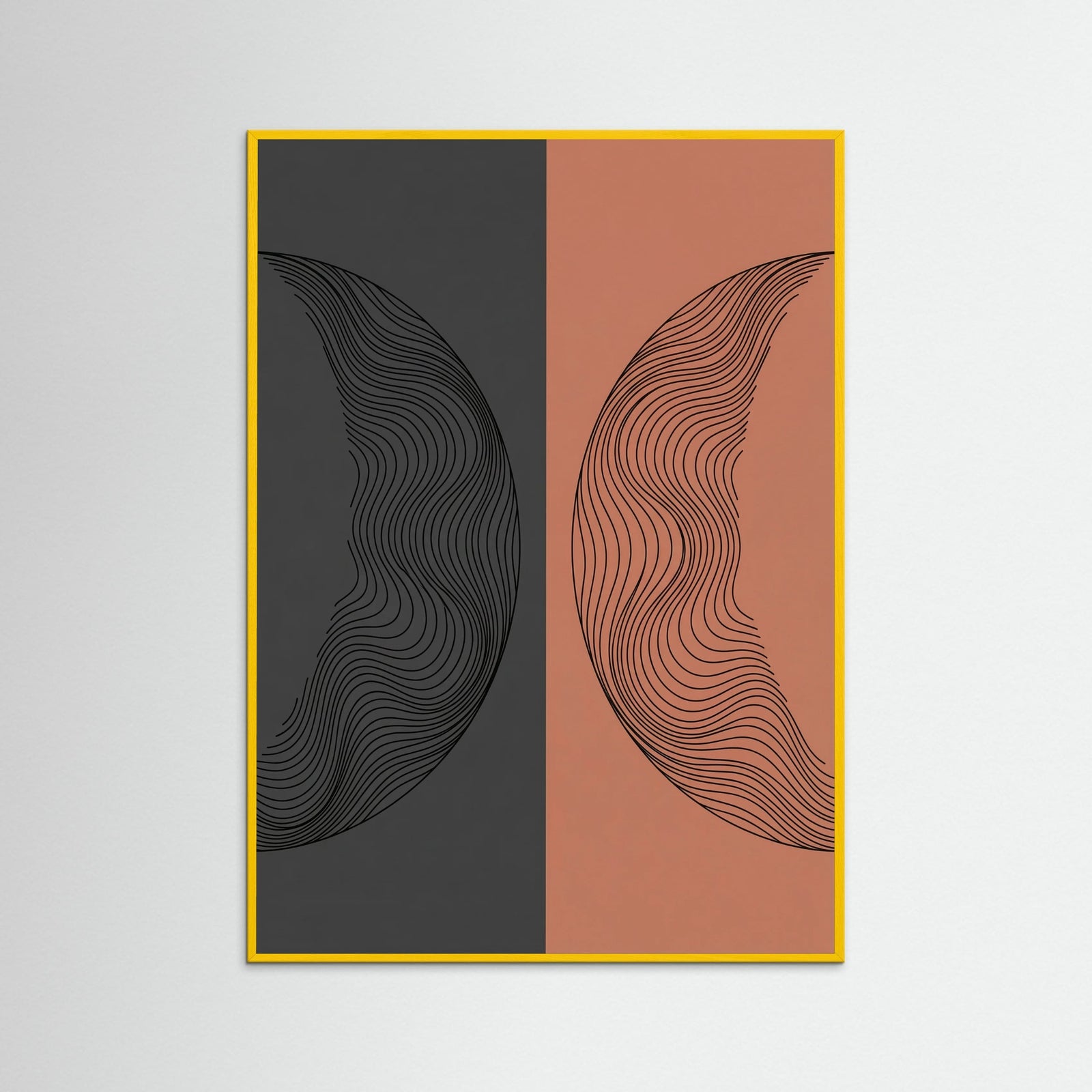 Yellow Wood Wavy Harmony