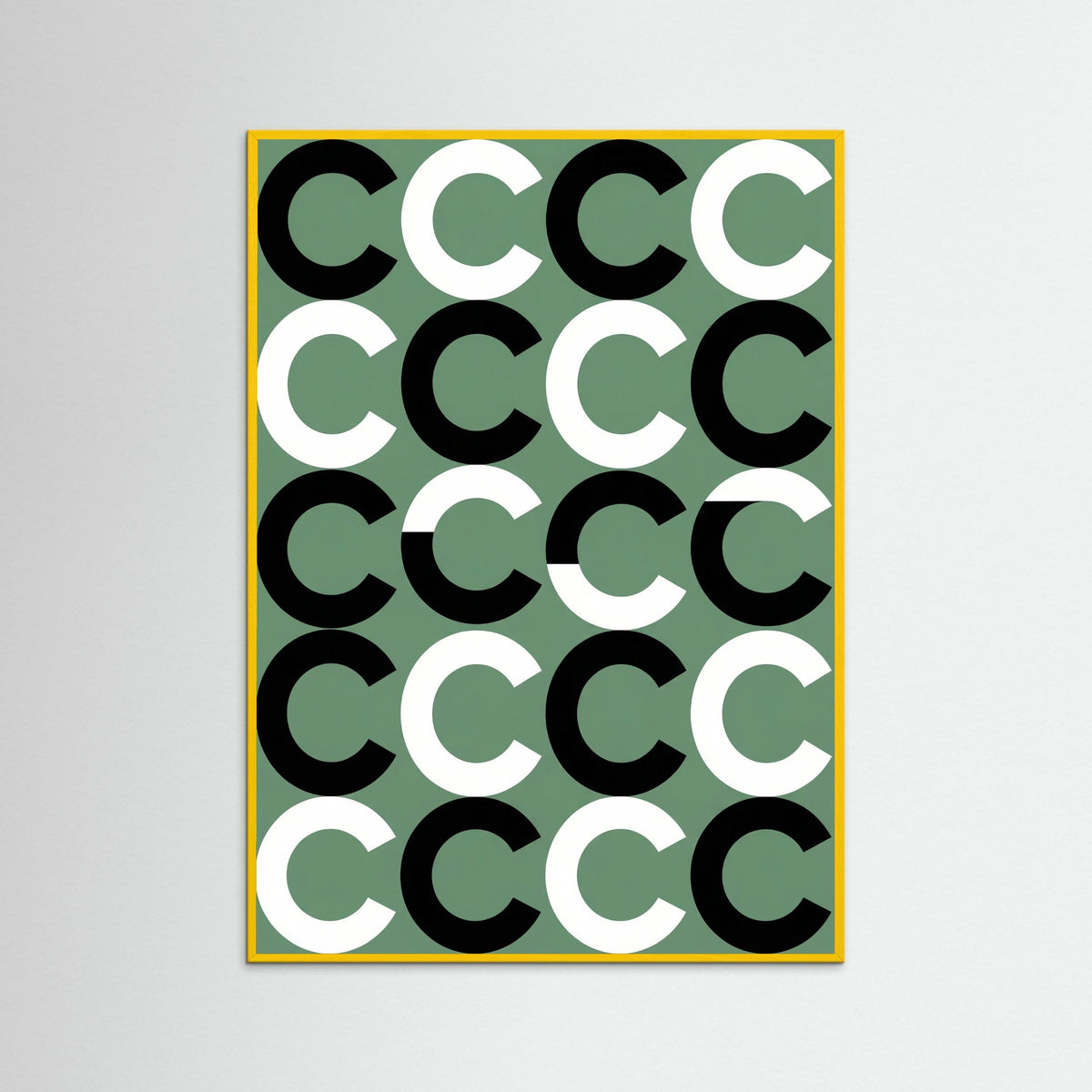 Yellow Wood Wavy Rhythm