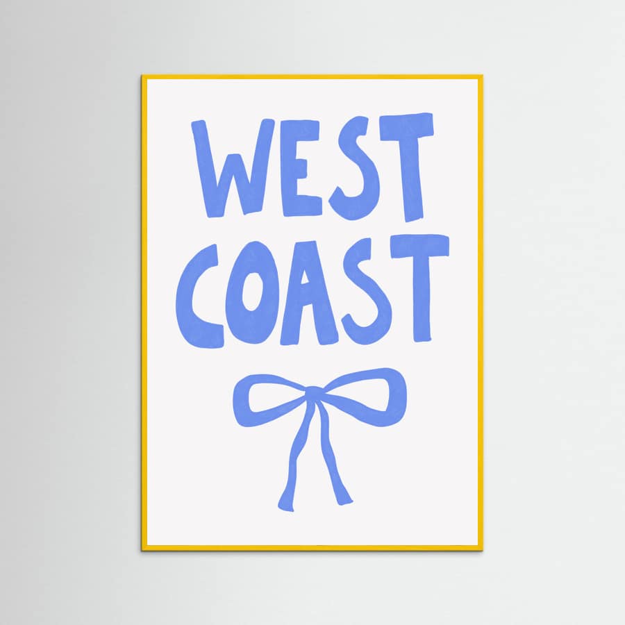West Coast Poster – poster and art print